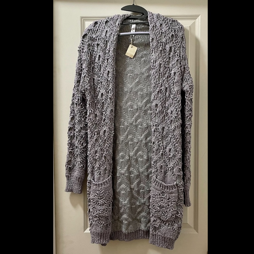 NWT Knit Cardigan, Grey